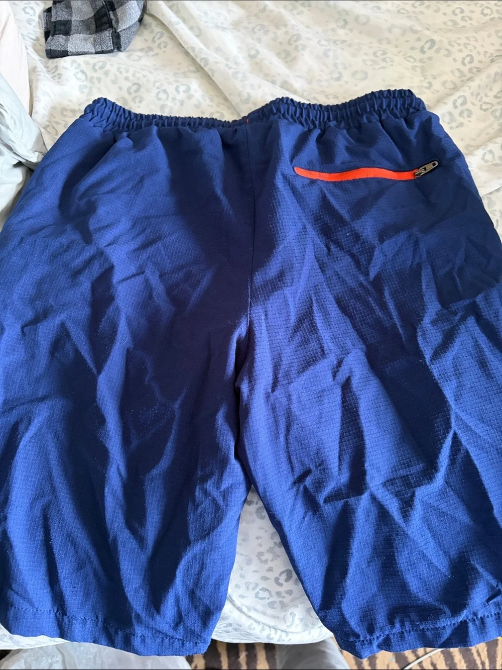 Eddie Bauer Kids Mesh Lined Swim Shorts - Navy & Red - Medium